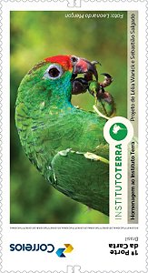 2025 COP30 Institucional Fundação Terra Periquito autoadesivo