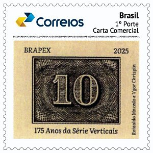 2025 175 anos dos Inclinados selo personalizado MINT