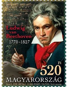 2020 Hungria - Beethoven 250 anos (mint) 