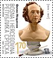 2019 Bósnia Hezergovina Felix Mendelssohn maçom e compositor