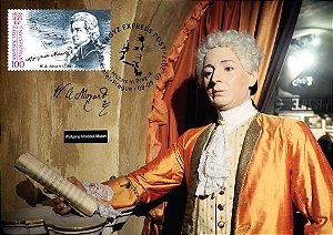 2016 Quirguistão aniversário Mozart (músico e maçom) raro máximo