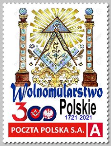 2021 Polônia - 300 anos da Maçonaria Polonesa