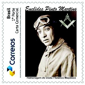 2019 Pinto Martins - Homenagem do Clube Filatélico Maçônico - SP mint