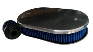 Filtro Esportivo Carburador Tldz com Respiro Azul