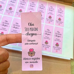Kit 100 Adesivo Lacre De Segurança | Pronta Entrega