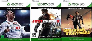 Fifa 18 Xbox 360 Combo 3 Games Digitais Originais