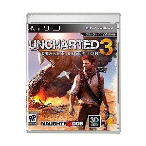 Uncharted 3 Drake's Deception PS3 Game DVD Novo