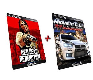 Midnight Club La Completo- Ps3 - Jogo Digital