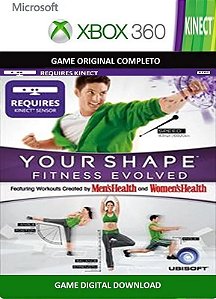 Your Shape Fitness Evolved Kinect Game Digital Xbox 360 Transferência Licença