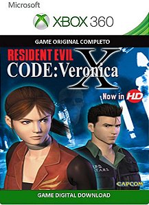 Resident Evil Code Verônica X Jogo Xbox 360 Digital Transferência Licença