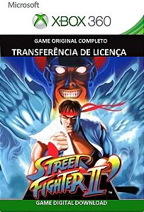 Street fighter 2 HF Xbox 360 Jogo Digital Transferência  Licença