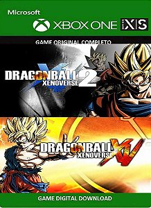 Dragon Ball Z Xenoverse 1 e 2 Xbox One ou Séries Game Digital