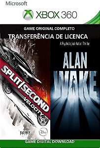 Split/Second + Alan Wake Duplo Game Xbox 360 Digital Transferência Licença