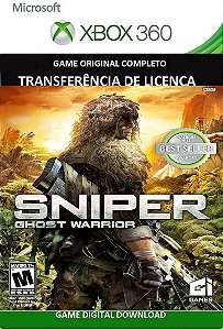 Sniper Ghost Warrior Xbox 360 Jogo Digital Transferência Licença