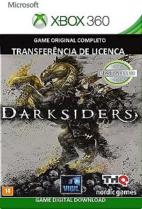 Darksiders Xbox 360 Jogo Digital Transferência  Licença