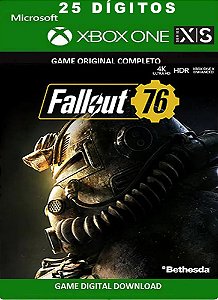 Fallout 76 Xbox One e Séries S/X Jogo Digital 25 Digitos