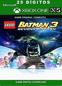 Lego Batman 3 Além de Gotham Xbox One e Séries S/X Jogo Digital 25 Digitos