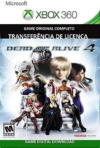 Dead or Alive 4 Xbox 360 Jogo Digital Transferência Licença