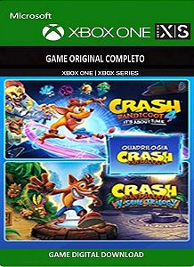 Crash Bandicoot Quadrilogy Bundle Xbox One / Séries S/X Jogo Digital
