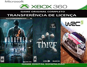 Murdered Soul Suspect Combo triplo Xbox 360 Jogo Digital Transferência Licença