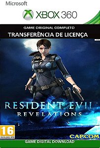 Resident Evil Revelation Xbox 360 Jogo Digital Transferência Licença