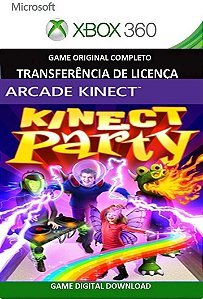 Kinect Party Xbox 360 Jogo Digital Transferência Licença