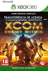XCOM Enemy Within Xbox 360 Jogo Digital Transferência Licença
