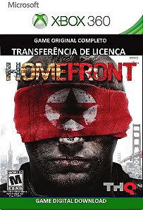 Homefront Xbox 360 Jogo Digital Transferência Licença