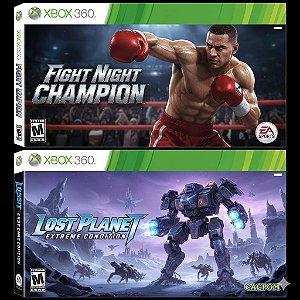 Fight Night Champion & Lost Planet Jogos Xbox 360 Digital Transferência Licença
