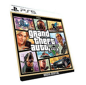 Gta V Grand Theft Auto PS5 Game Mídia Digital PSN