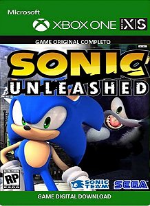Sonic Unleashed Xbox One ou Séries S/X Game Mídia Digital