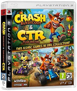 Crash Bandicoot & Team Racing Ctr Jogo Midia Digital Ps3 Psn
