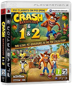 Crash Bandicoot Coleção 1 & 2 Jogo Midia Digital Ps3 Psn