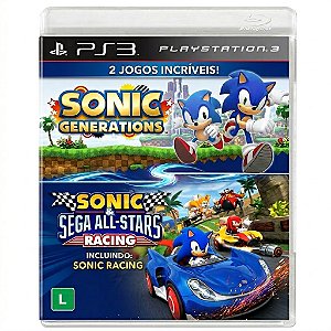 Sonic Generation Ps3 + Sonic Racing PS3 Game Digital PSN