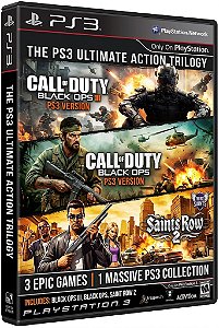 CALL OF DUTY BLACK OPS 3 + 1 + SAINT ROWS 2 PS3 Game original Digital PSN