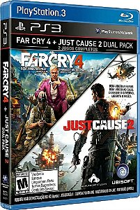 Far Cry 4 + JUST CAUSE 2 PS3 Game Digital PSN