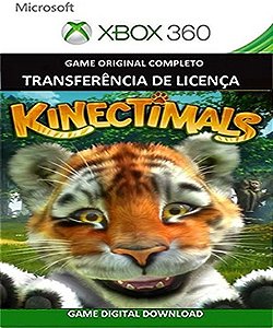Kinectimals Xbox 360 Game Kinect Licença Digital