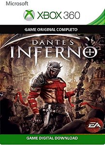 Dantes Inferno Xbox 360 Jogo Digital Transferência Licença