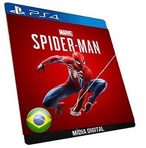 Marvels Spider Man PS4 Digital PSN Game Aluguel
