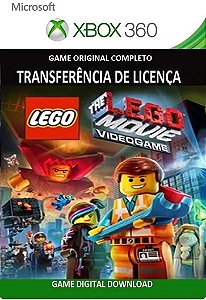 Lego Movie Xbox 360 Jogo Digital Transferência Licença
