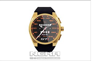 Painel Gol GTI Fundo Preto Pulseira de Borracha 5760