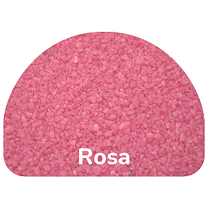 Areia Colorida Rosa para Atividades Escolares - Saco Refil 500gr