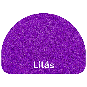 Areia Colorida Lilás para Atividades Escolares - Saco Refil 500gr