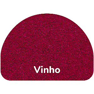 Areia Colorida Vinho para Atividades Escolares - Saco Refil 500gr