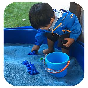 Areia Colorida para Playgrounds e Tanque de Areia Infantil - 25kg