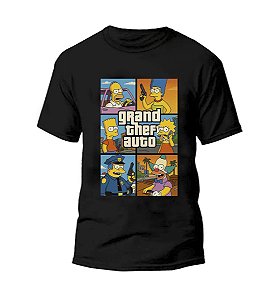 Camiseta Street Wear Preta Estampada Anime 100% Algodão Linha Premium