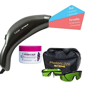 Photon Acelerador de Processos Quimicos Lizze Extreme 2 Luzes + Máscara Capilar Maochi Cosméticos