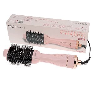 Escova Secadora Styler Bivolt Oval  Modela Seca e Alisa MQ Beauty 1300W Uso Pessoal