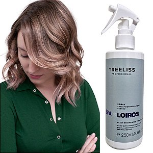 Spray Anti Emborrachamento Spa dos Loiros Nano-Repair 250ml TreeLiss