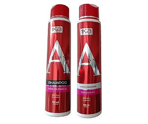 1ka Kit Shampoo e condicionador Pós Quimica Argan e Açai 500ml